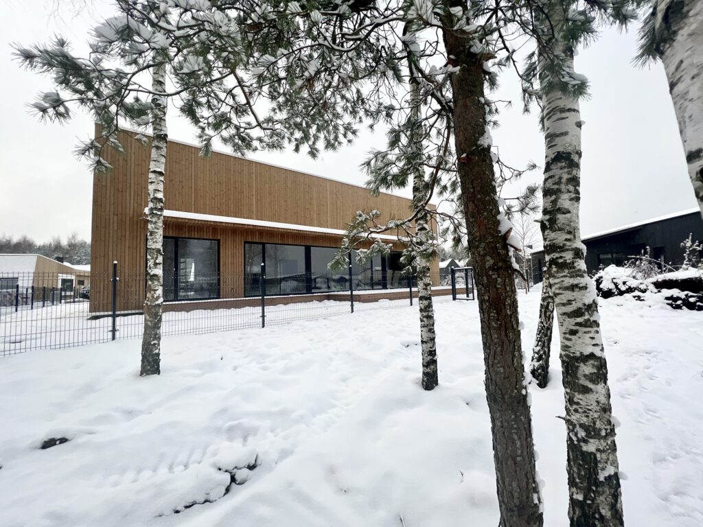 Live in wood (Šumsko g. 312, 314, 316, 318) - Private house community - construction photos