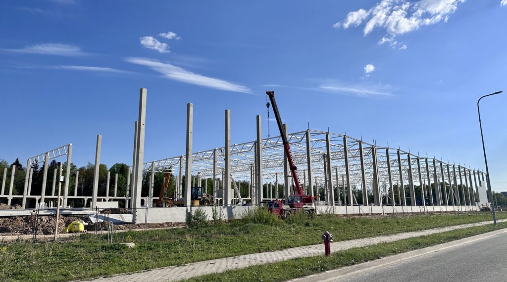 Jėgainės g. 1 (Jėgainės g. 1, Biruliškių k., Karmėlavos sen.) - Warehouse / Distribution center - construction photos
