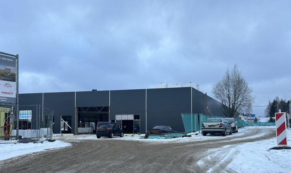 Estų g. 1 (Estų g. 1) - Baseins, Tirdzniecības centrs, Sporta būve - būvdarbu attēli