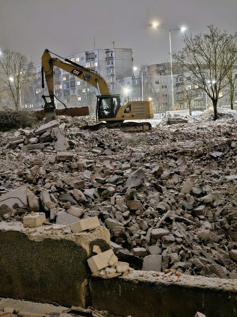 PC PIKAS (Ukmergės g. 221) - Shopping center - construction photos