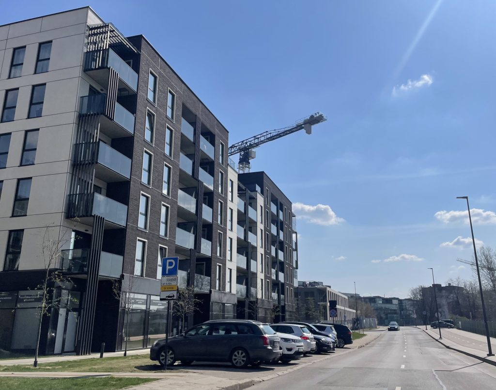 Naujasis Skansenas 6 etapas (Linkmenų g. 13) - Multi apartment - construction photos