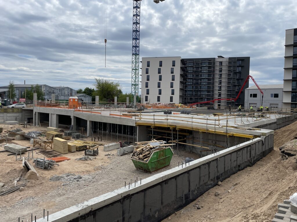 CITUS Kaip Niujorke 2 etapas (Riterių g. 12) - Multi apartment - construction photos