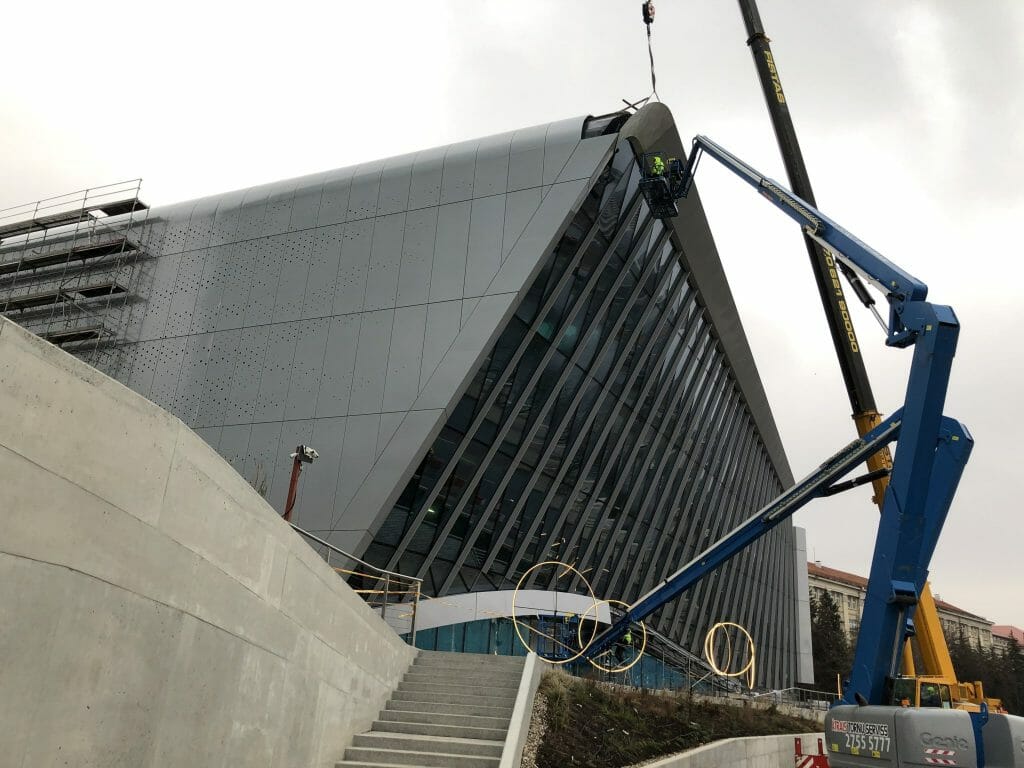 Green Hall 3 (Upės g. 9) - Office center - construction photos