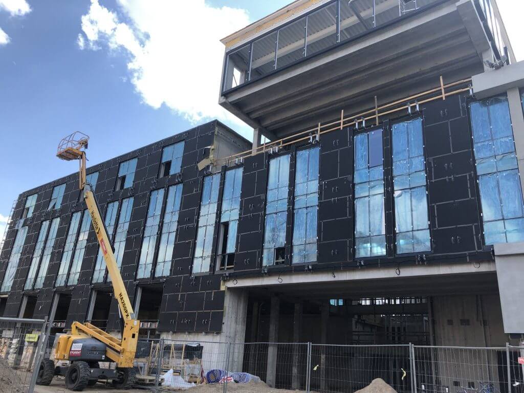 Verslo namai PAUPYS (Aukštaičių g.) - Office center - construction photos
