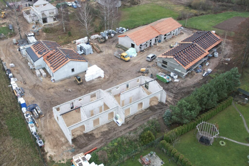 Bičiulių kvartalas 3 etapas (Dobilų g. 10, 10A, 12, 12A) - Private house community - construction photos