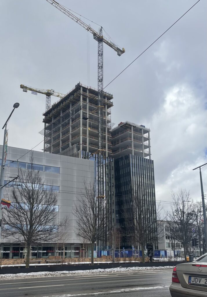 FLOW (Lvovo g. 21A) - Office center - construction photos