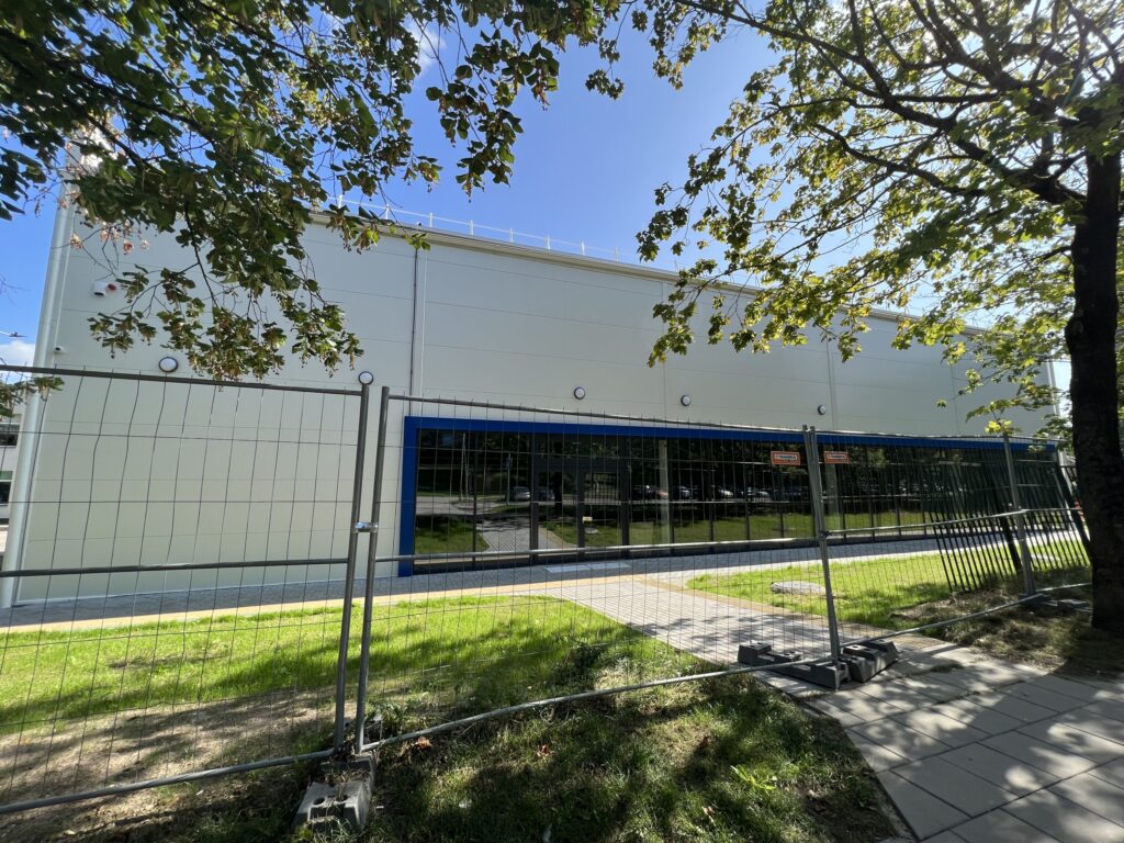 Vilijos darželio sporto salė (Taikos g. 15) - Sports arena - construction photos