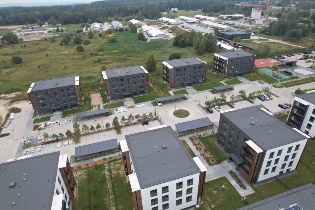 Naujosios Santariškės 4 etapas (Santariškių g. 80) - Multi apartment - construction photos