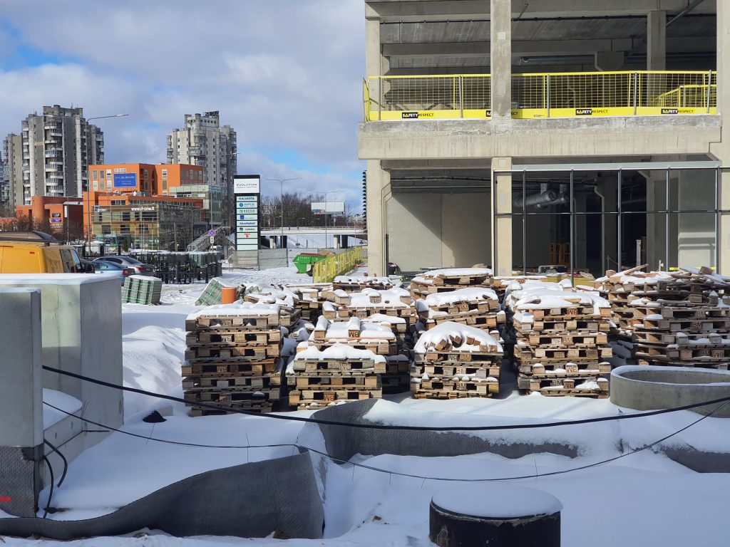 PC PIKAS (Ukmergės g. 221) - Shopping center - construction photos