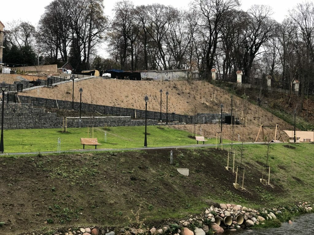 Vilnios pakrančių tvarkymas (Aukštaičių g.) - Bike path, Waterside - construction photos