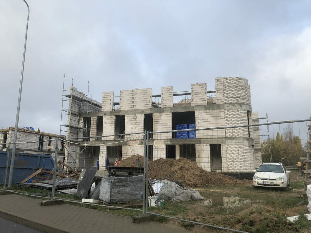 Tonkūno apartamentai 1 etapas (J. Tonkūno g. 10) - Daugiabutis - statybų nuotraukos