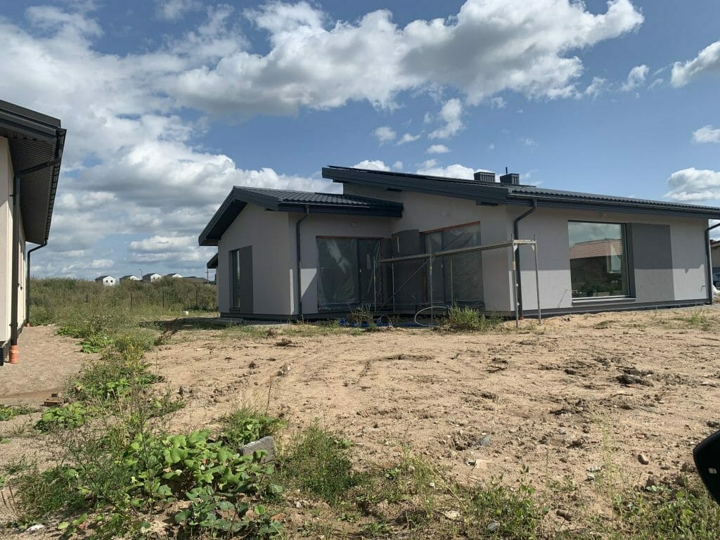 17 perlų (Uždaroji g.) - Private house community - construction photos