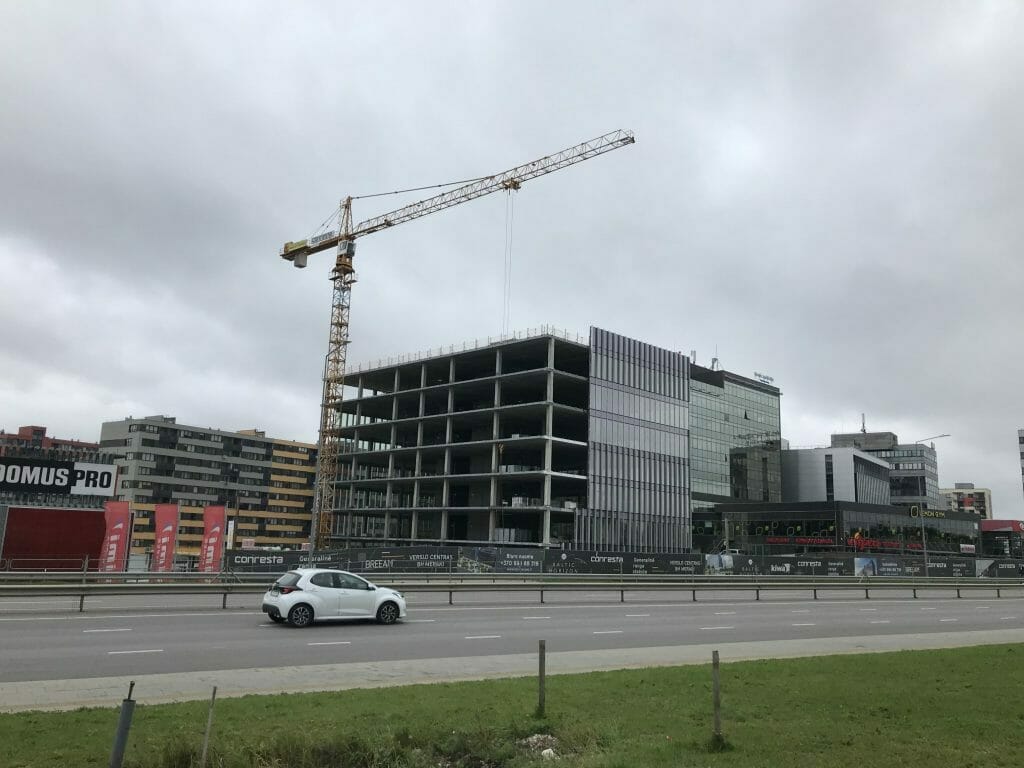 MERAKI A korpusas (Eitminų g. 3) - Office center - construction photos