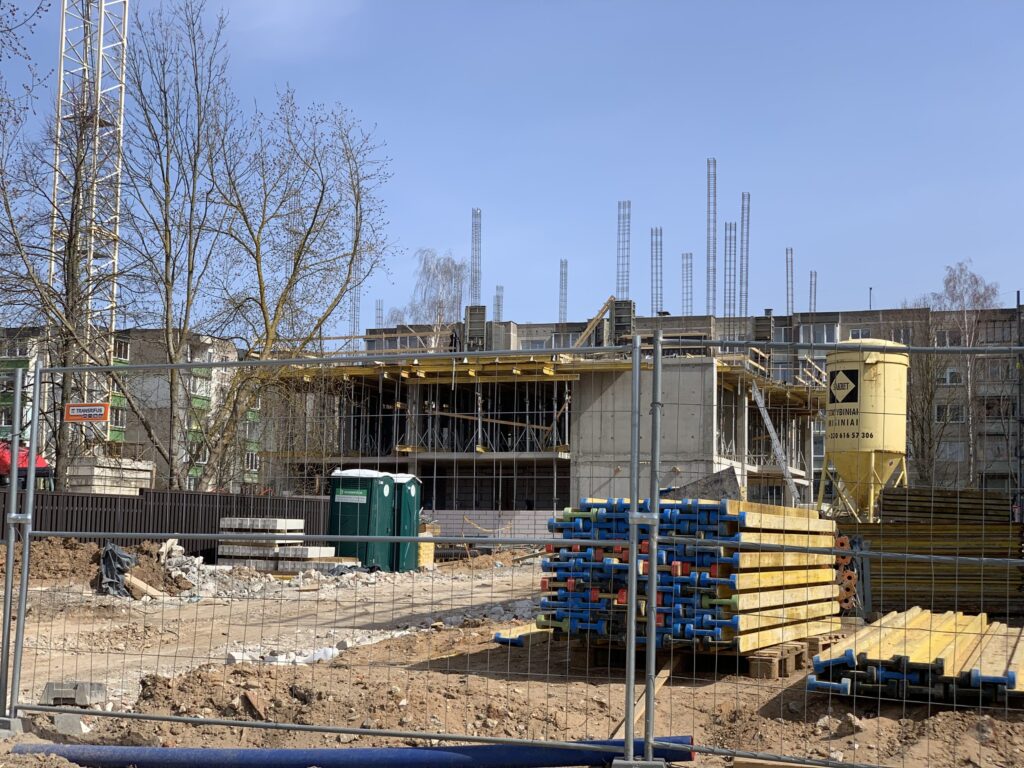 O5 NAMAI (Žeimenos g. 82) - Multi apartment - construction photos