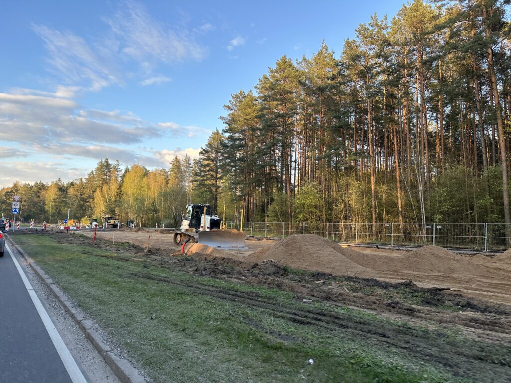 Nemenčinės pl. rekonstrukcija (Nemenčinės pl.) - Bike path, Road - construction photos