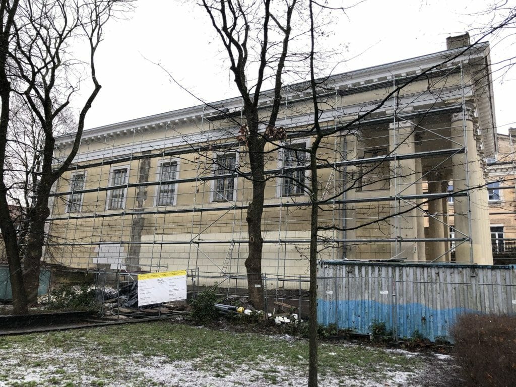 Evangelikų Reformatų bažnyčios komplekso rekonstrukcija (Pylimo g. 18) - Cultural center - construction photos