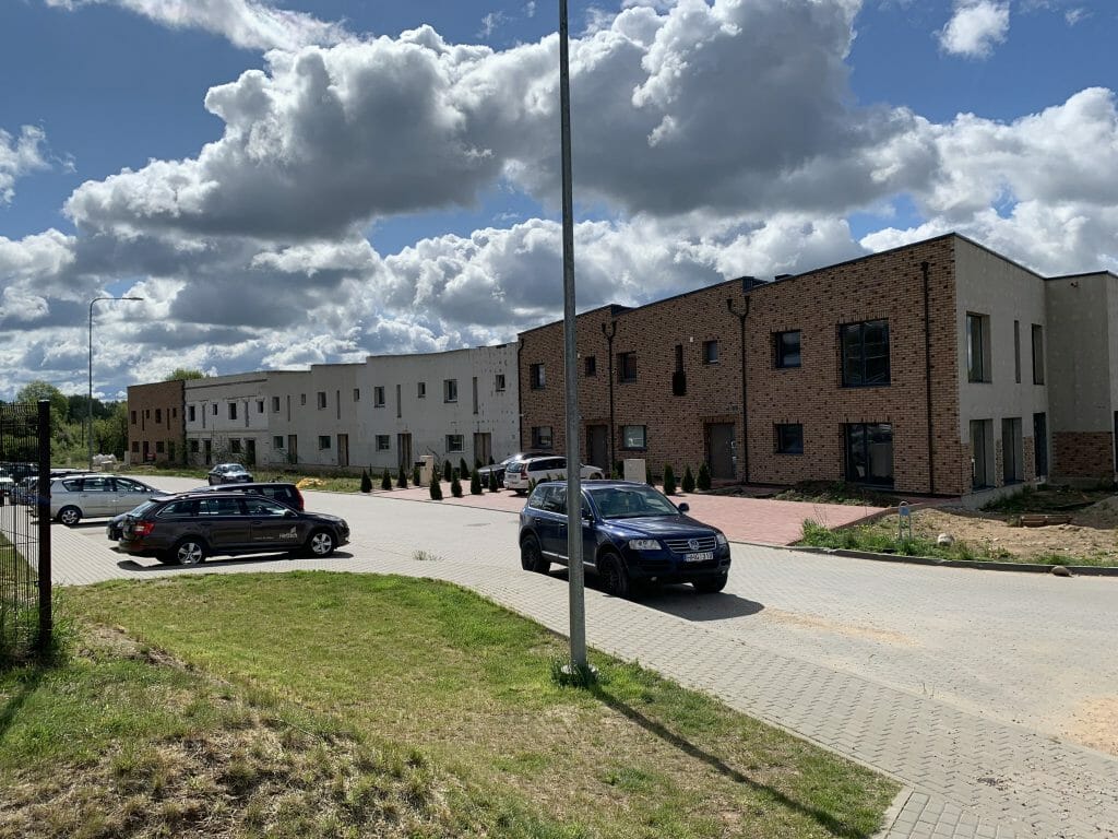 Naujasis Antakalnis Taurijos g. 57, 59, 61, 63, 65 (Taurijos g. 57, 59, 61, 63, 65) - Row housing - construction photos