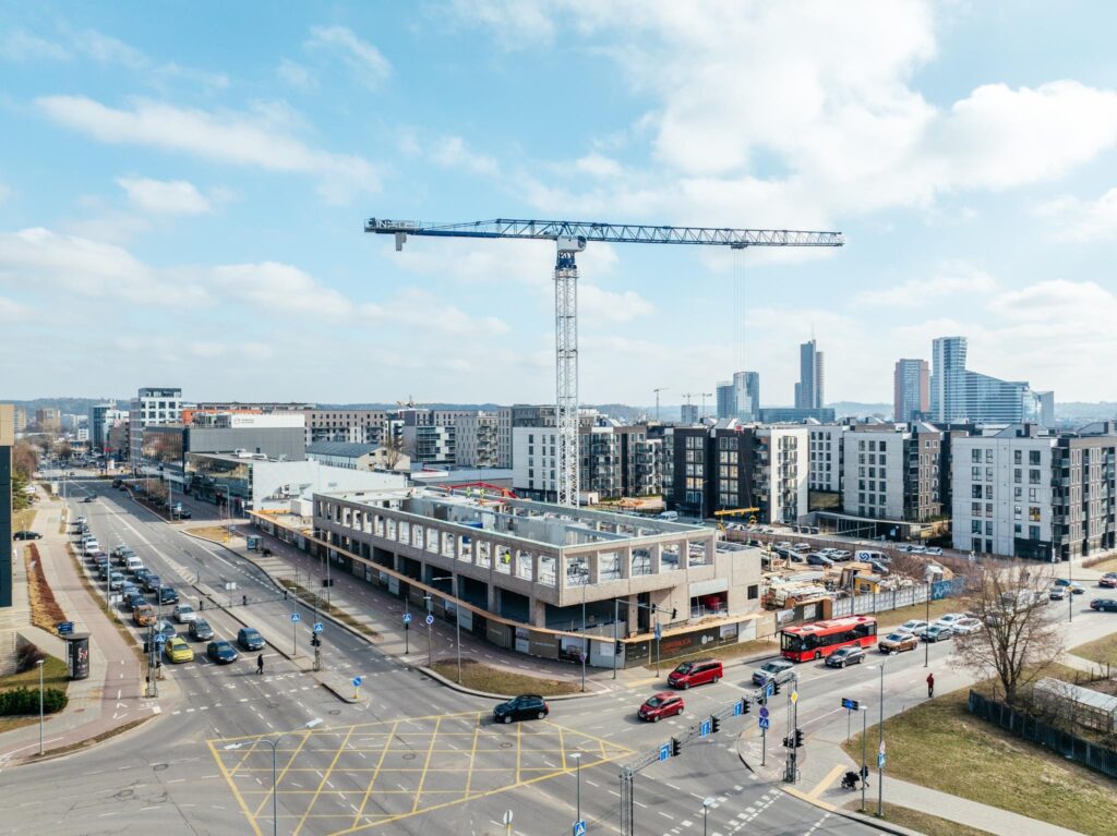 Sand Offices (Žalgirio g. 114) - Office center - construction photos