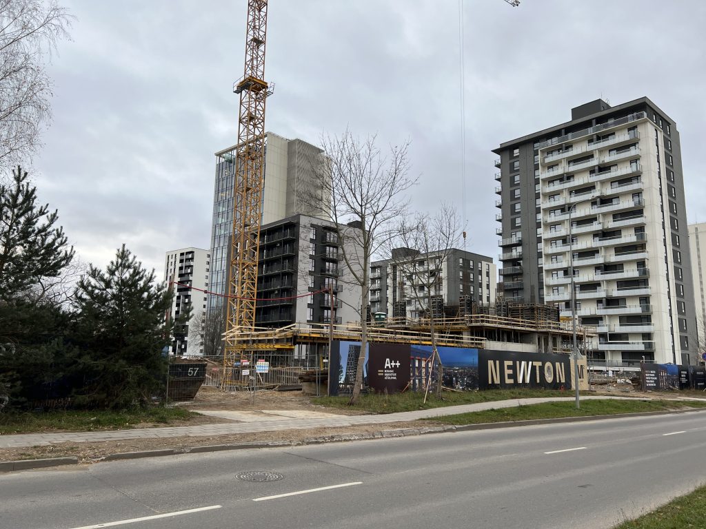 Newton 1 etapas (K1) (Viršuliškių skg. 8) - Multi apartment - construction photos