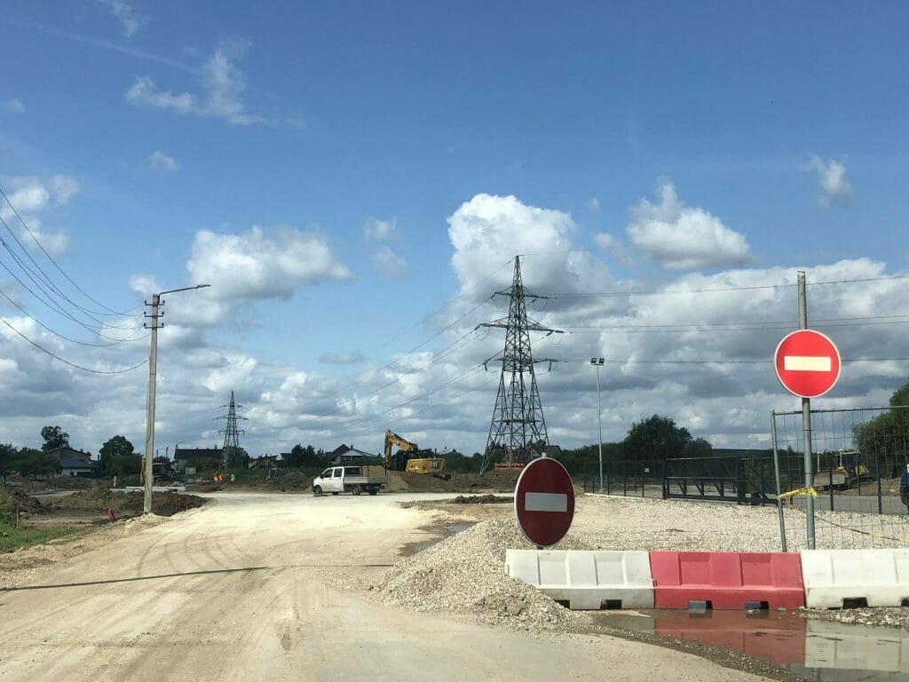 Seniavos pl. (nuo P. Klimo iki I. Šeiniaus g.) žiedinės sankryžos įrengimas (Seniavos pl.) - Street - construction photos