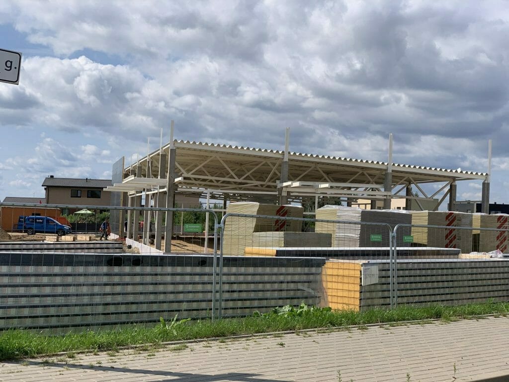 ŠILAS Šapokos g. 38 (A. Šapokos g. 38) - Food store - construction photos