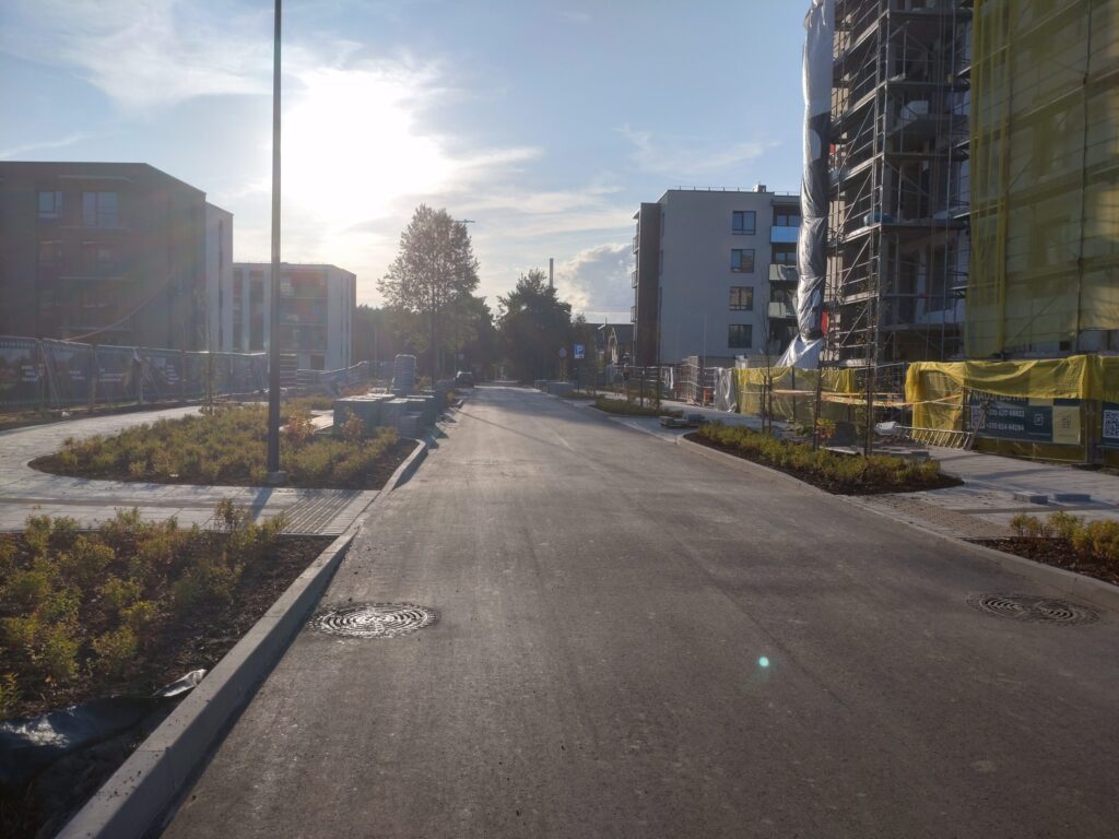 Lietaus gatvės atkarpa (Lietaus g.) - Street - construction photos
