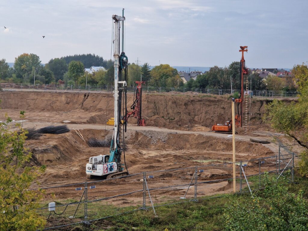 Daugiafunkcis sveikatinimo, ugdymo, švietimo, kultūros ir užimtumo kompleksas 1 etapas (stadionas) (Ozo g. 27) - Stadium - construction photos
