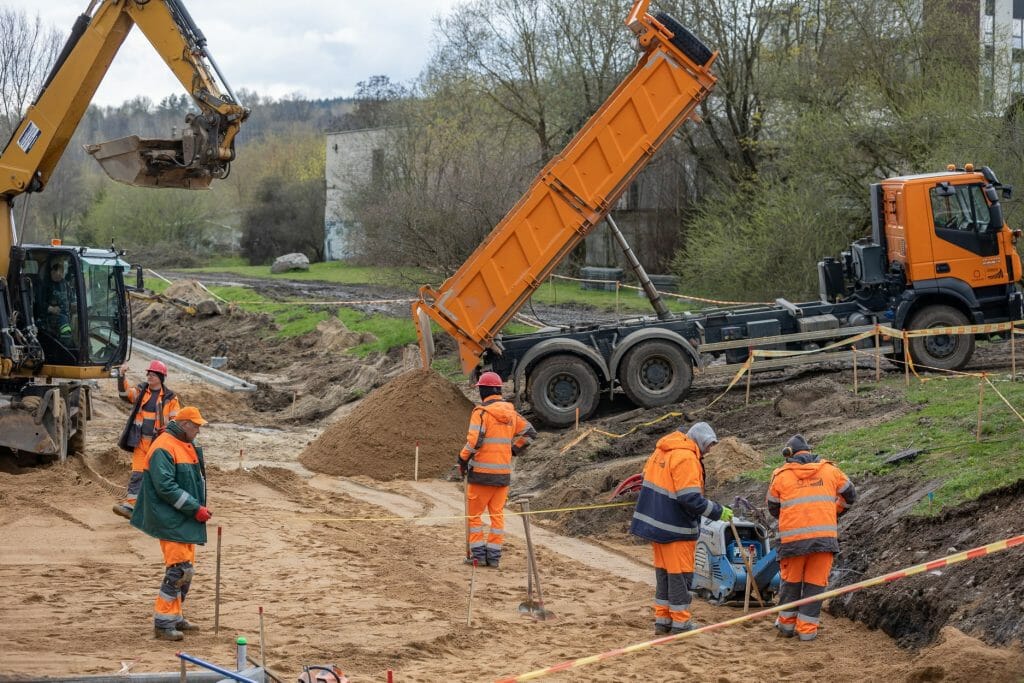 Kaukysos g. sporto aikštynas (Kaukysos g.) - Sports field or court - construction photos
