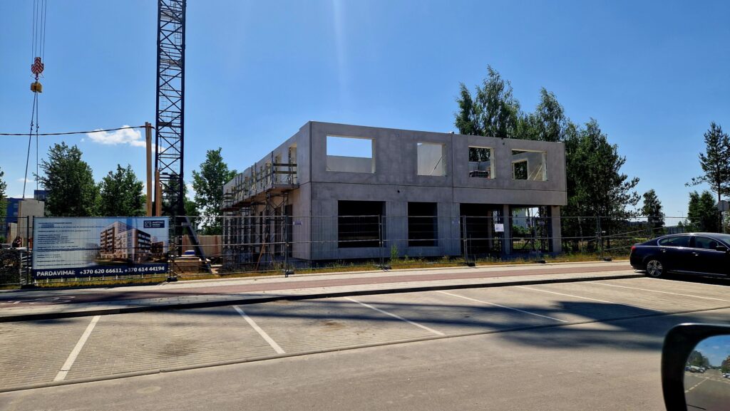 Martyno namai 3 etapas (A korpusas) (M. Mažvydo g. 30) - Multi apartment - construction photos