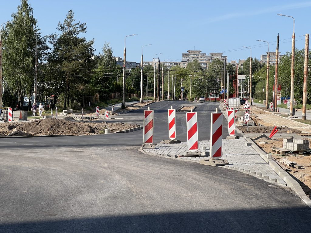 Viršilų g. nuo V. Lingio g. iki Justiniškių g. (Viršilų g.) - Bike path, Street - construction photos