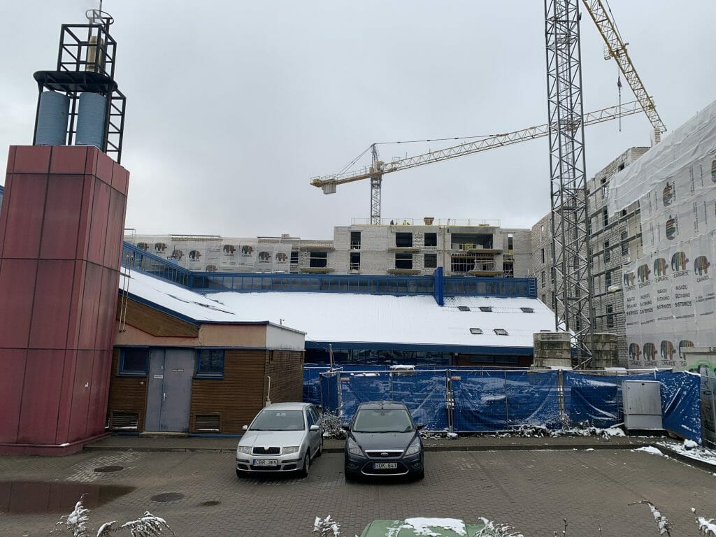 Paukščių takas 1 etapas (Ozo g. 41) - Multi apartment - construction photos