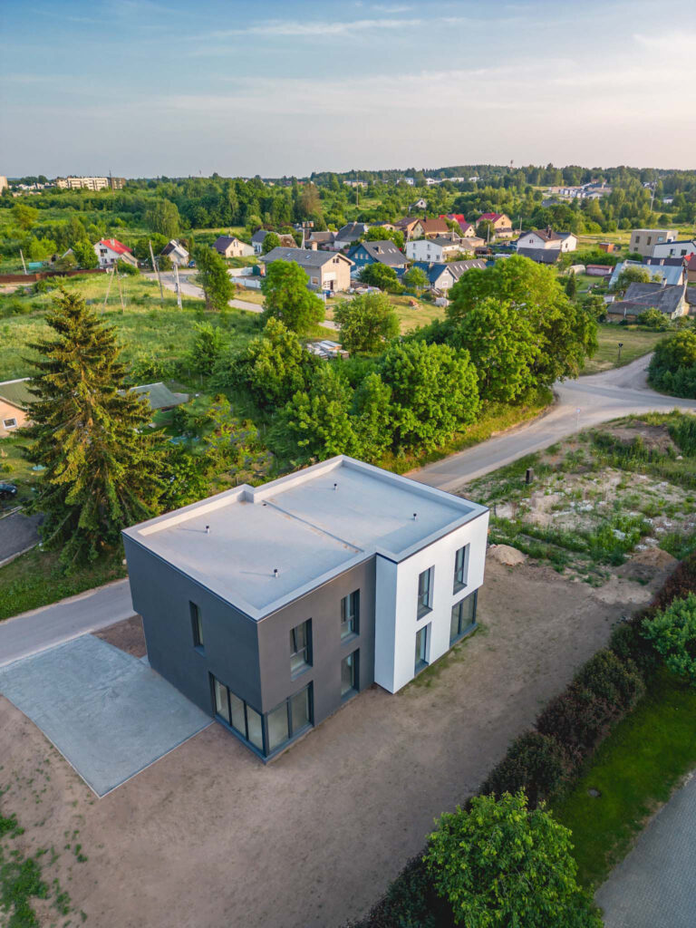 Barsukynės namai (Barsukynės g. 28, 28A) - Rindu mājas - būvdarbu attēli