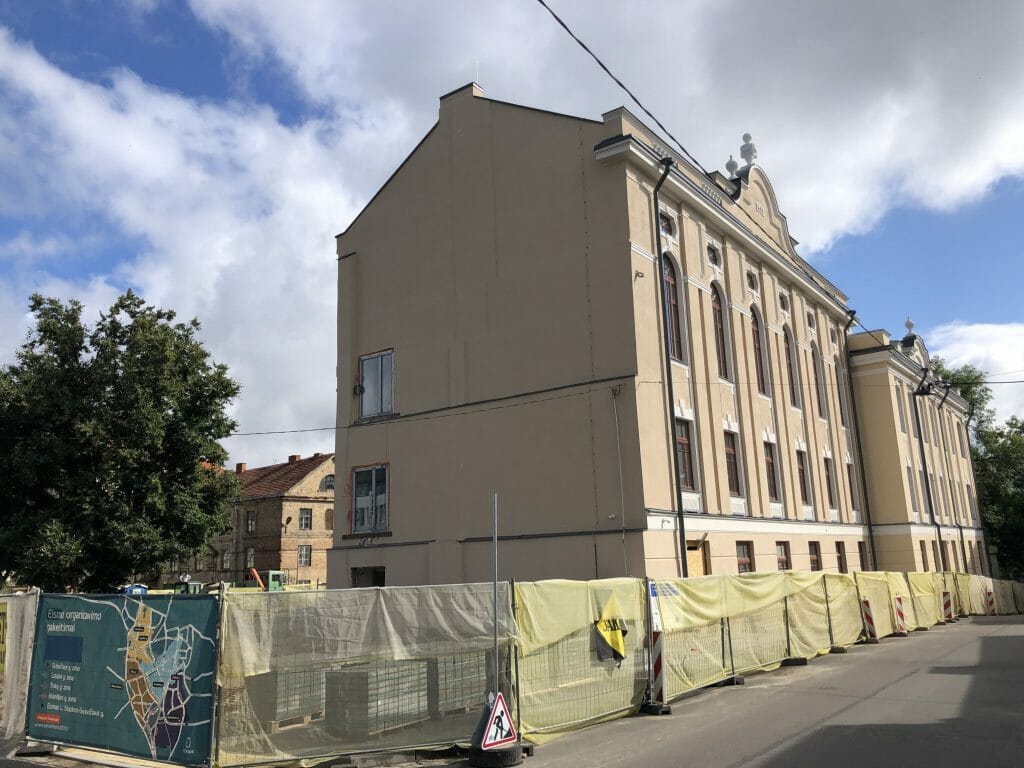 Radvilų rūmų pietų korpuso ir rytų paviljono atkūrimas (Vilniaus g. 24) - Museum - construction photos
