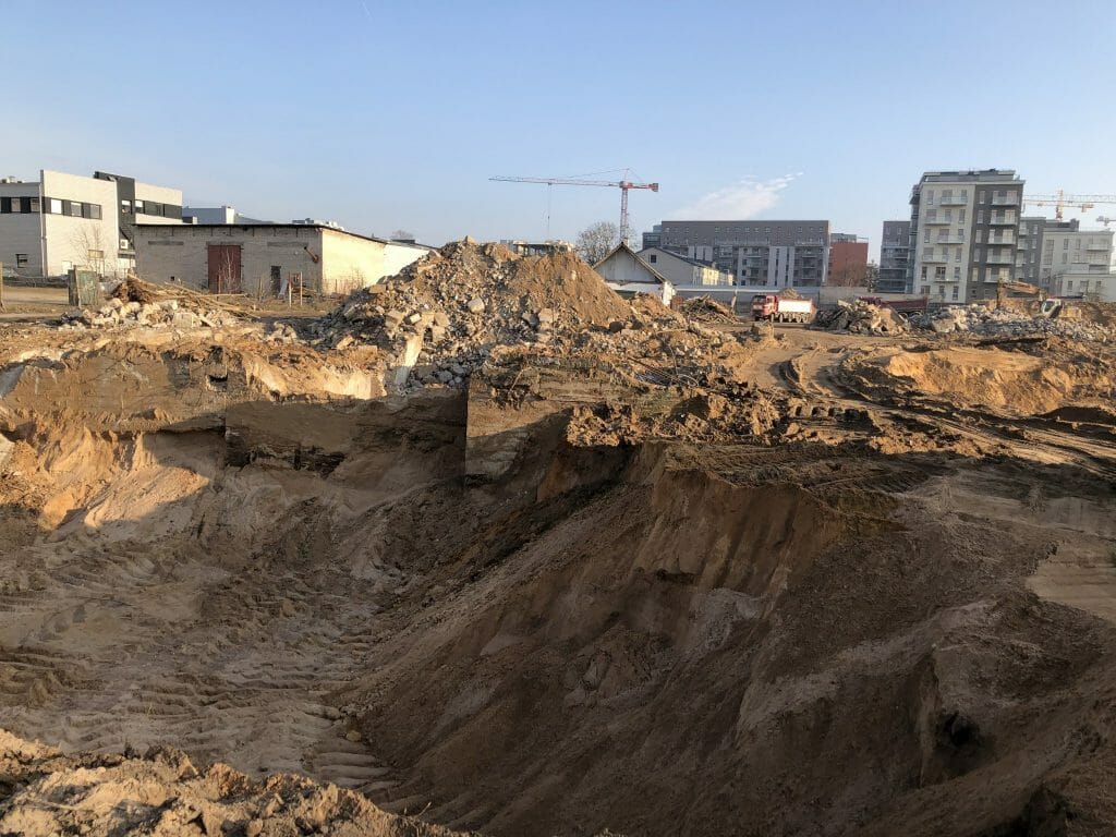 Naujasis Skansenas 1 etapas (Linkmenų g. 15) - Multi apartment - construction photos