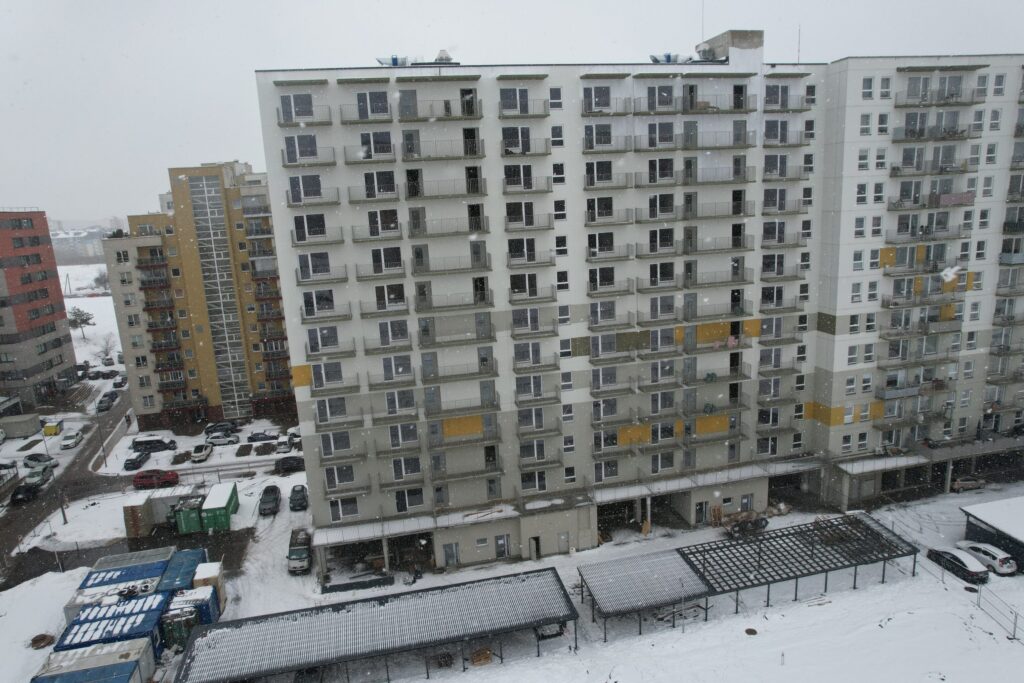 Smilgos 2 etapas (Perkūnkiemio g. 49) - Multi apartment - construction photos