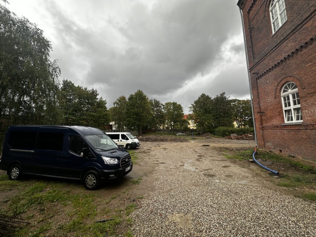 Klaipėdos dujų fabriko antrosios saugyklos atnaujinimas (Liepų g. 47, Trilapio g. 4) - Muzejs - būvdarbu attēli