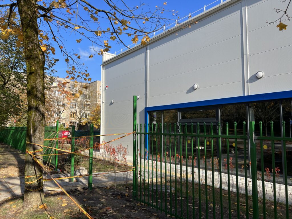 Vilijos darželio sporto salė (Taikos g. 15) - Sports arena - construction photos