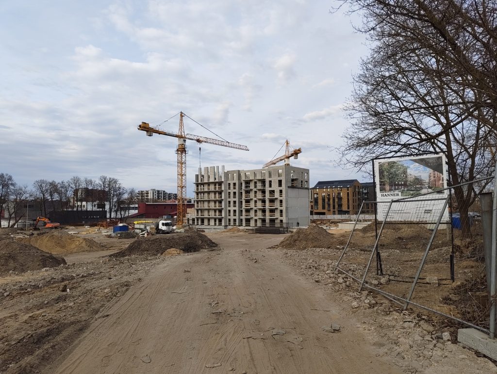 Algirdo alėja (A namas) (Algirdo g. 77) - Daugiabutis, Verslo centras - statybų nuotraukos