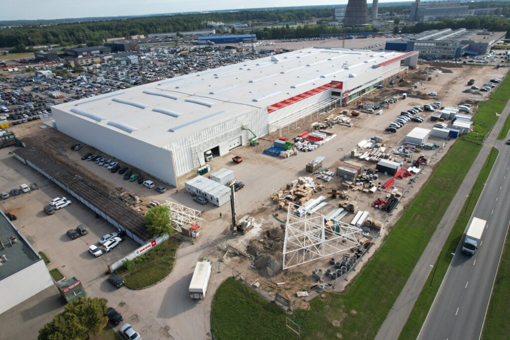 DEPO Taikos pr. (Taikos pr. 141A) - Shopping center - construction photos