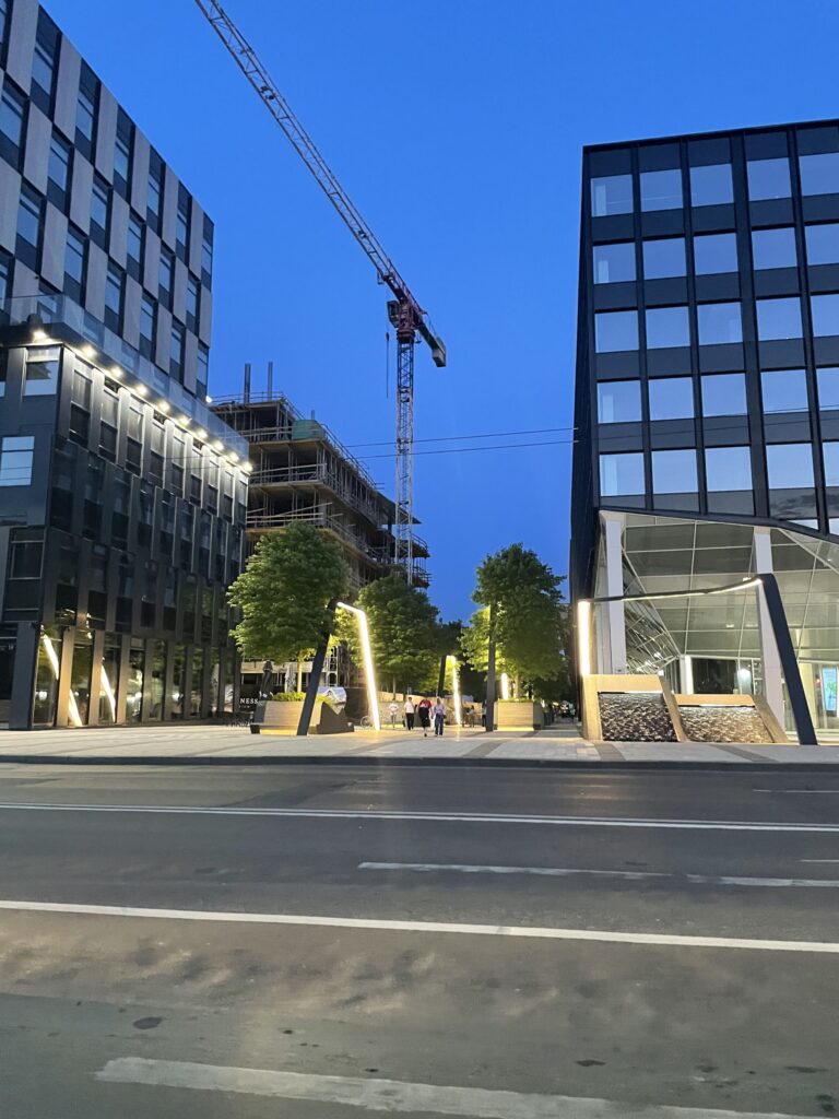 Business Stadium Central (Rinktinės g. 3) - Verslo centras - statybų nuotraukos