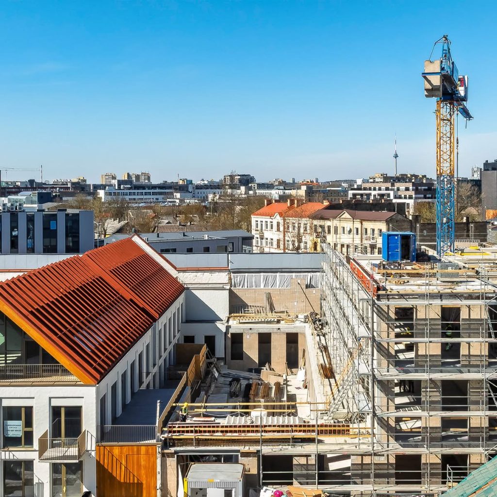 Stepono sodas (F) 2 etapas (Panerių g. 12) - Daugiabutis - statybų nuotraukos