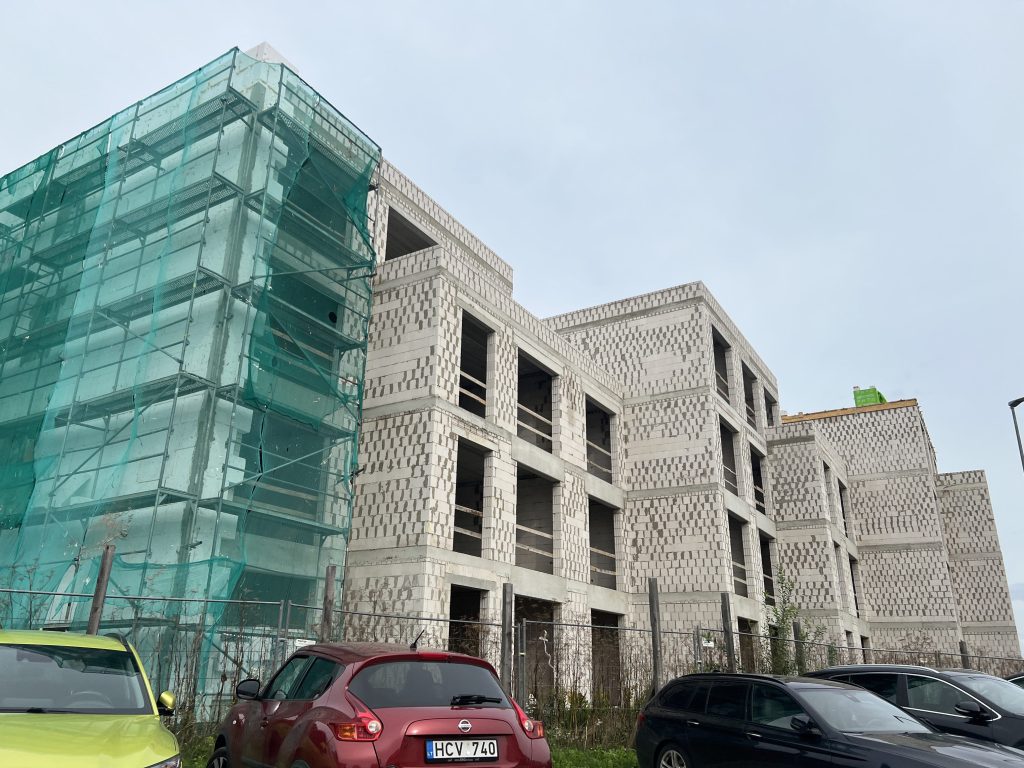 Grunau 121 (Simono Grunau g. 121) - Daugiabutis - statybų nuotraukos