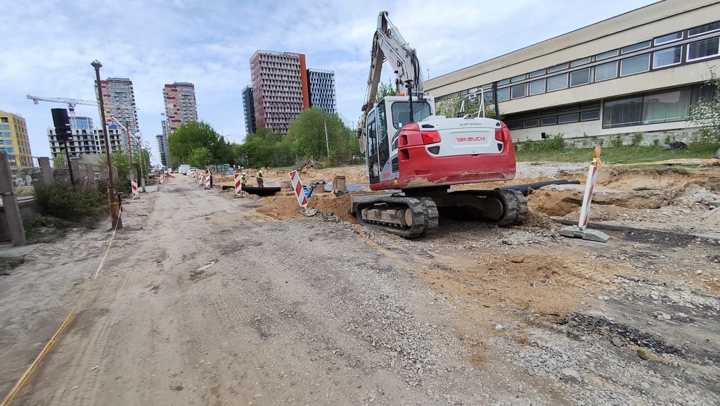 V. Lingio ir J. Rutkausko g. atkarpos (V. Lingio, J. Rutkausko g.) - Street - construction photos