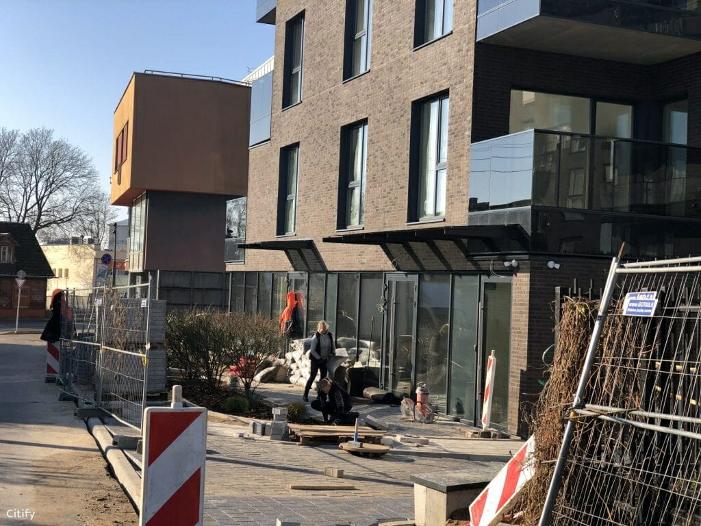 Žvėryno lapės (Lapių g. 3) - Daugiabutis - statybų nuotraukos