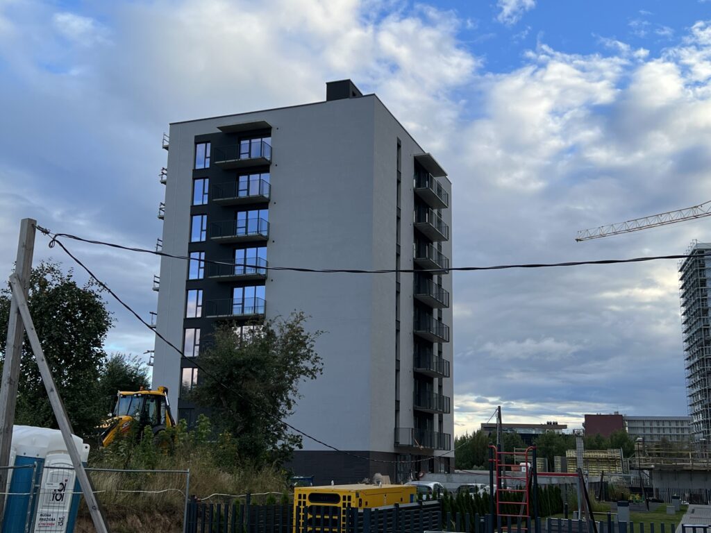 S15 (Spaudos g. 15) - Multi apartment - construction photos