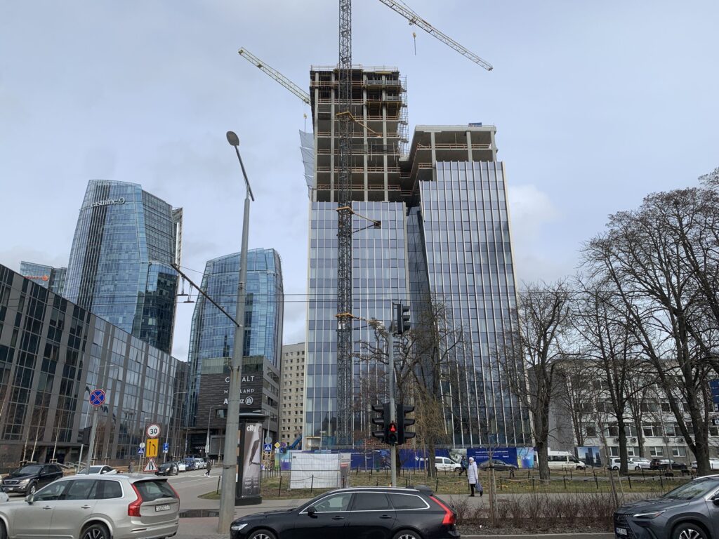 FLOW (Lvovo g. 21A) - Office center - construction photos