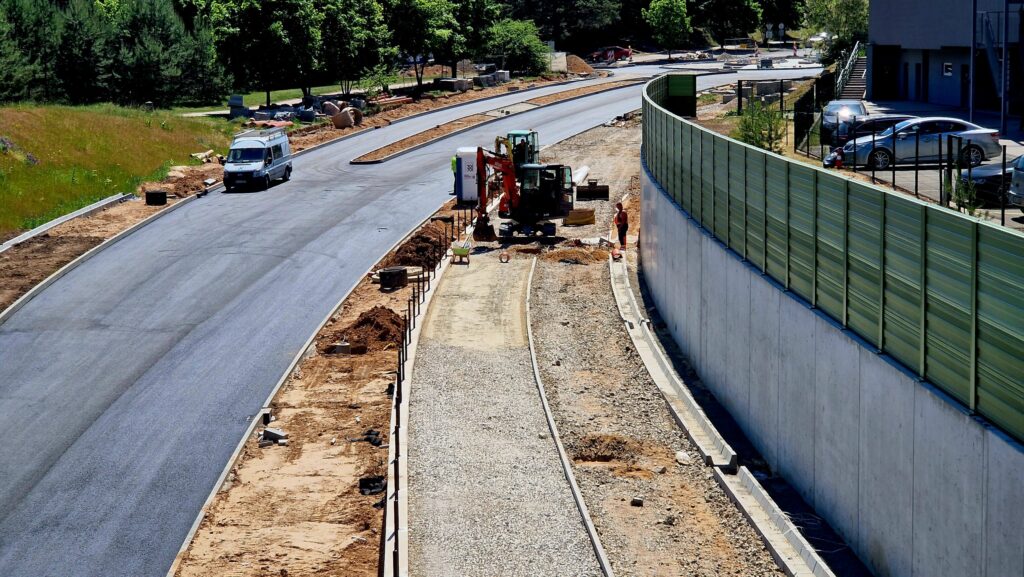 Smalinės g. tęsinys (Smalinės g.) - Bike path, Street - construction photos