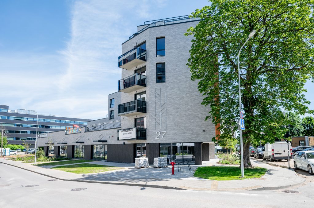 Šnipiškių terasos (Daugėliškio g. 27, 29) - Multi apartment - construction photos