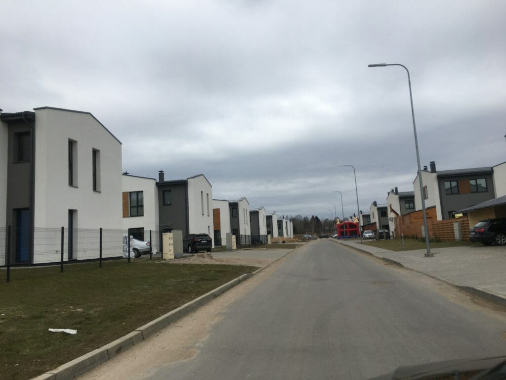 Kotedžai Kalnėnuose 2 etapas (Kroatų g.) - Row housing - construction photos