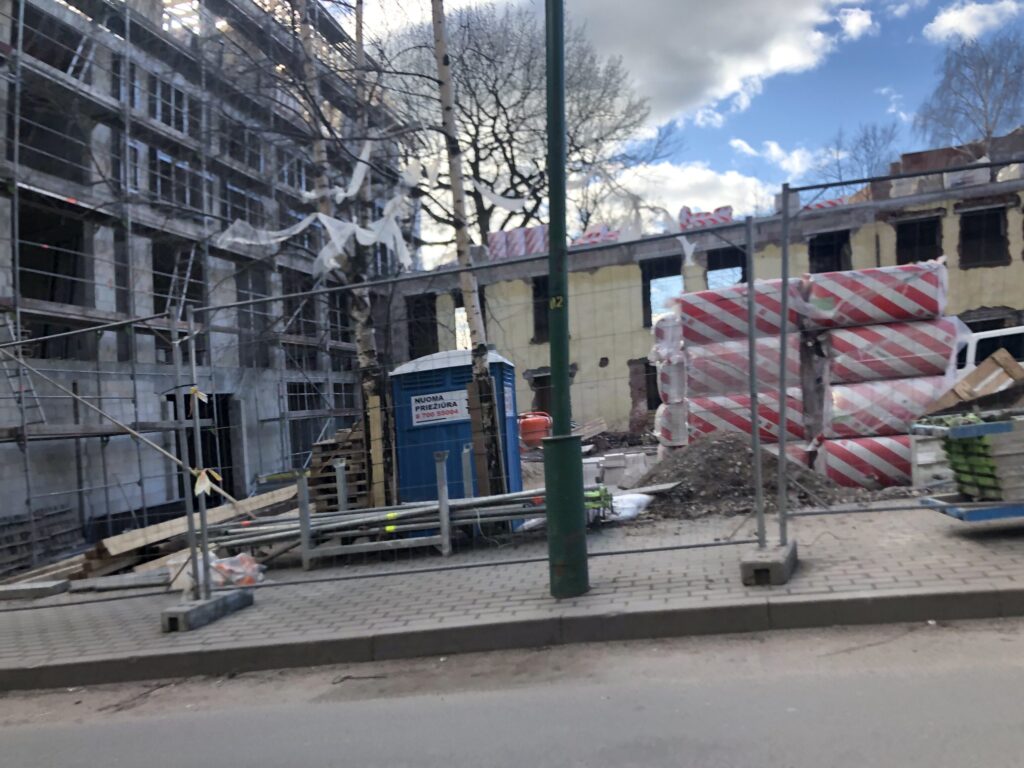 D11 (S. Daukanto g. 11) - Multi apartment - construction photos